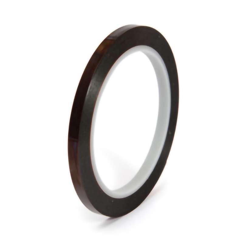 Kapton Tape, 1/4"x36 Yds, 3" Core, 4.5 mil, Silicone Adhesive